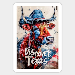 Discover Texas 2 Sticker